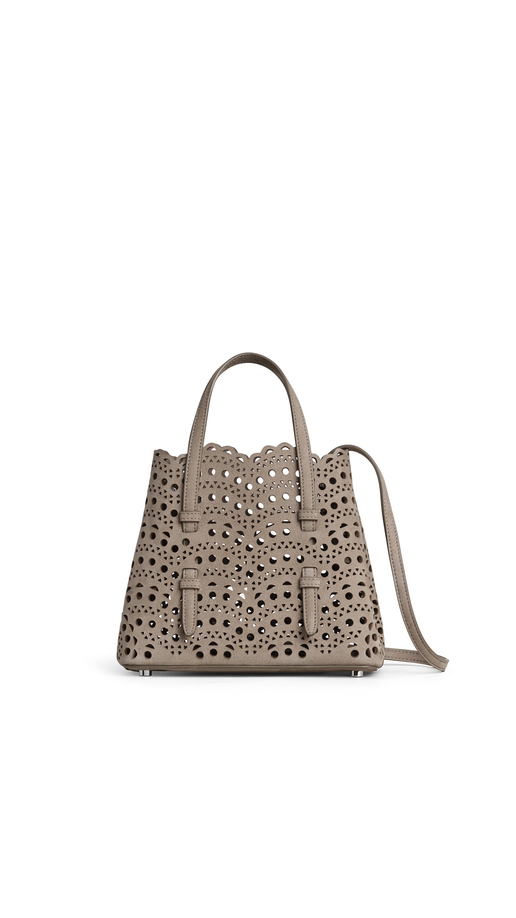 ALAÏA MIST MINA 20 IN PERFORATED VIENNE NUBUCK | ALAÏA US