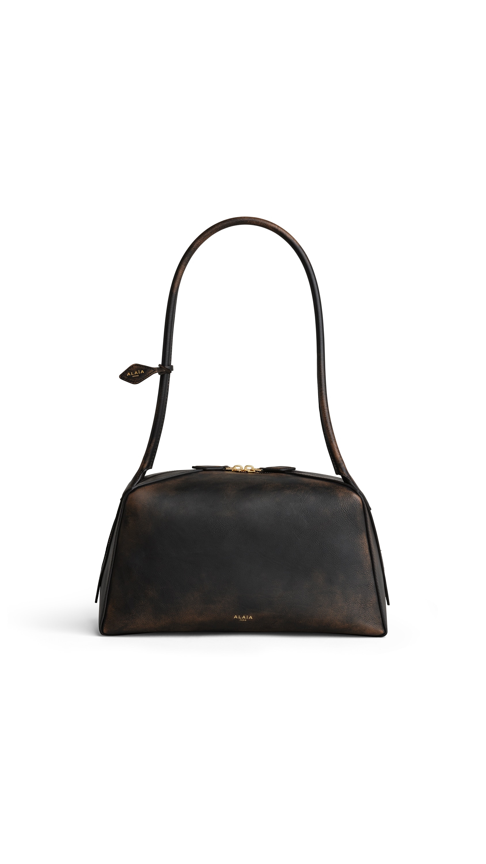 LE BOULEDOGUE BAG IN AGED LEATHER