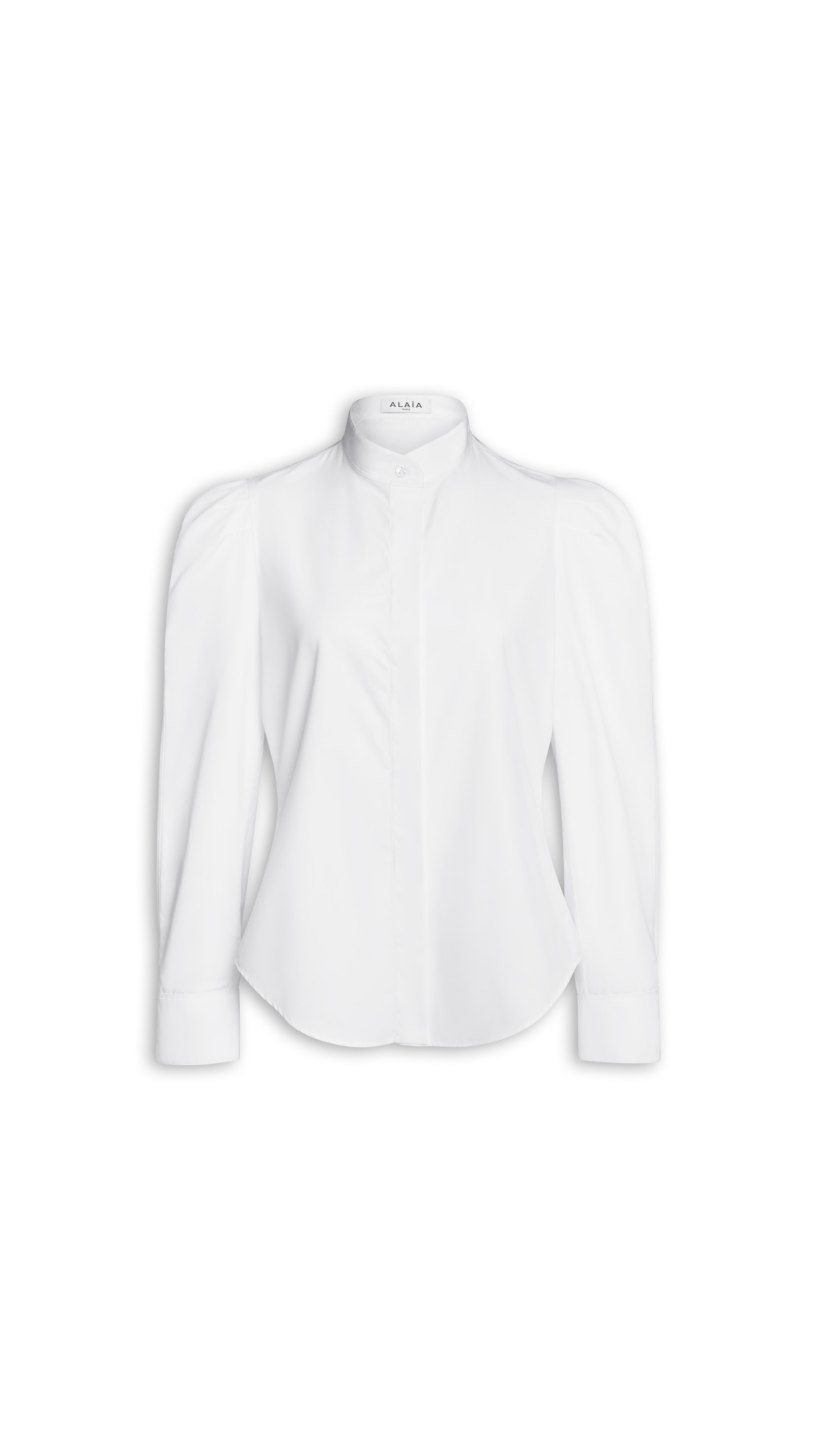 COTTON POPLIN PUFF SHIRT