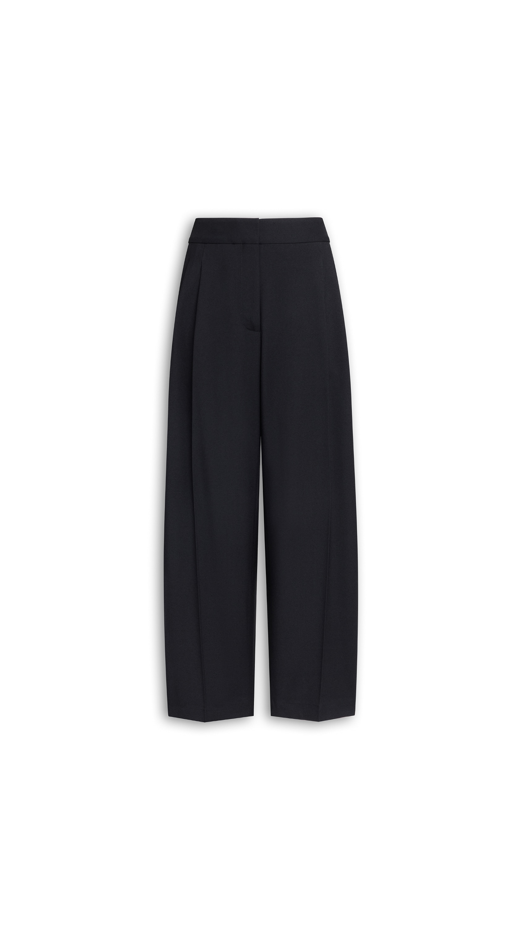 WOOL GABARDINE TAILORED PANTS