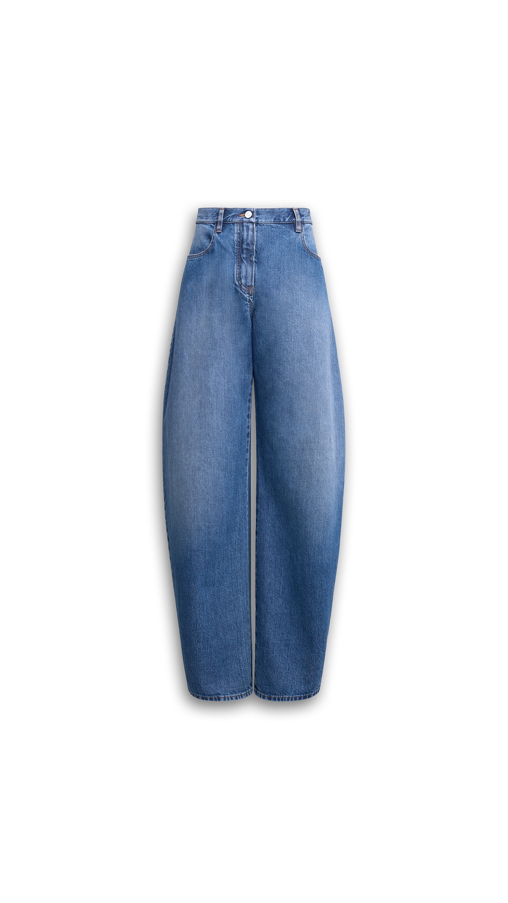 LOW WAIST ROUND JEANS