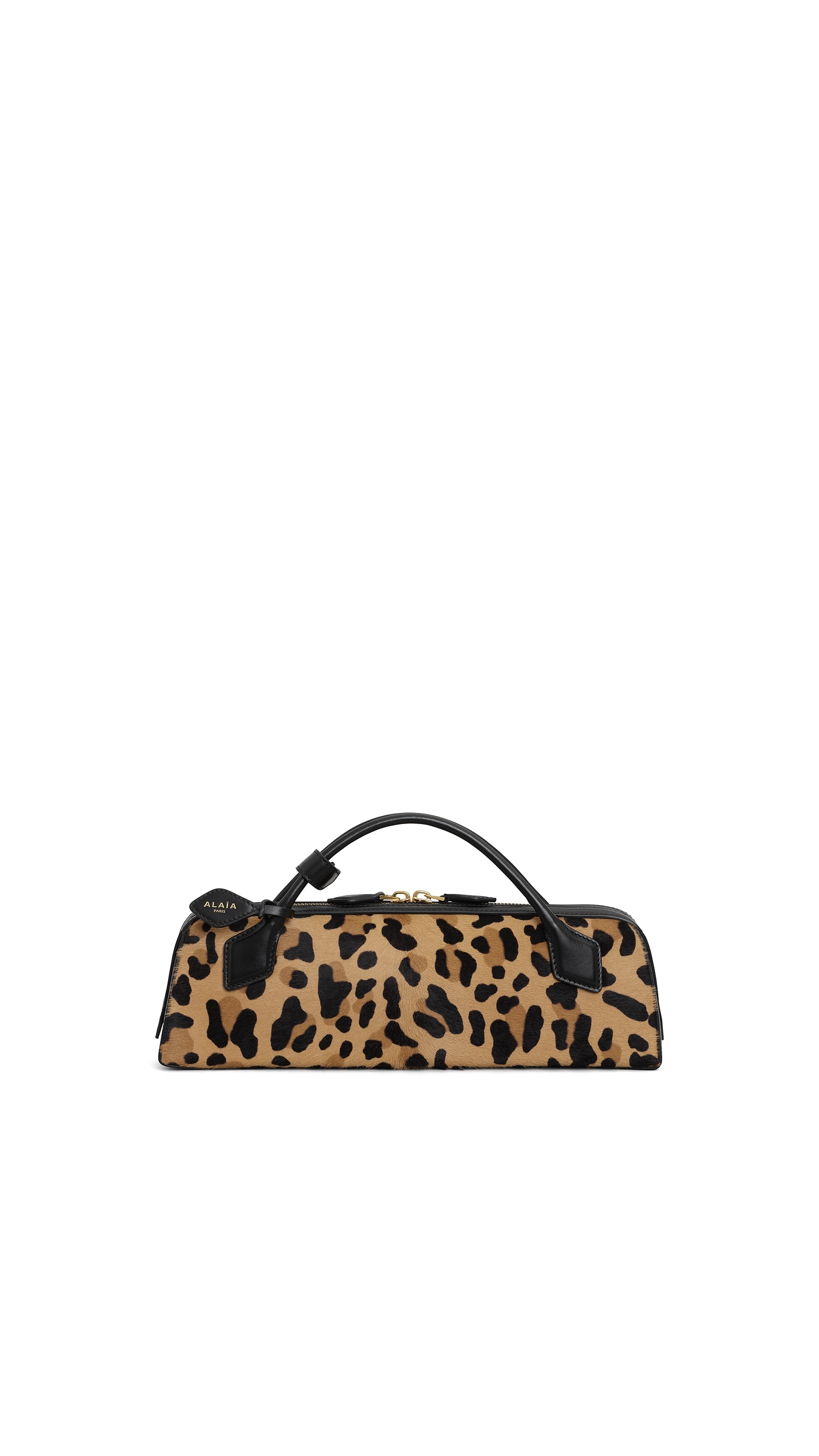 LE TECKEL CLUTCH IN LEOPARD HAIRCALF