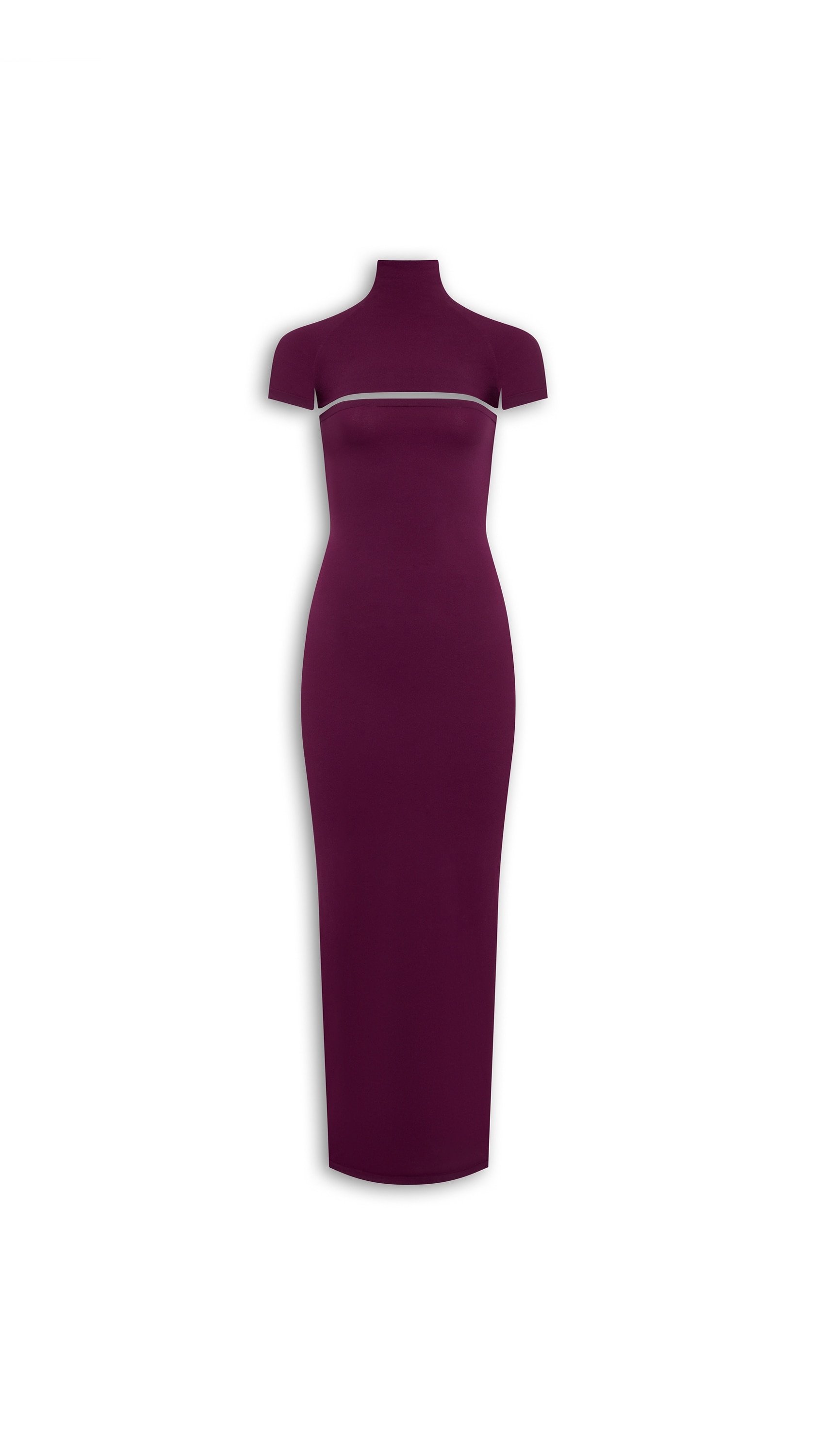 SECOND-SKIN KNIT CUT-OUT DRESS