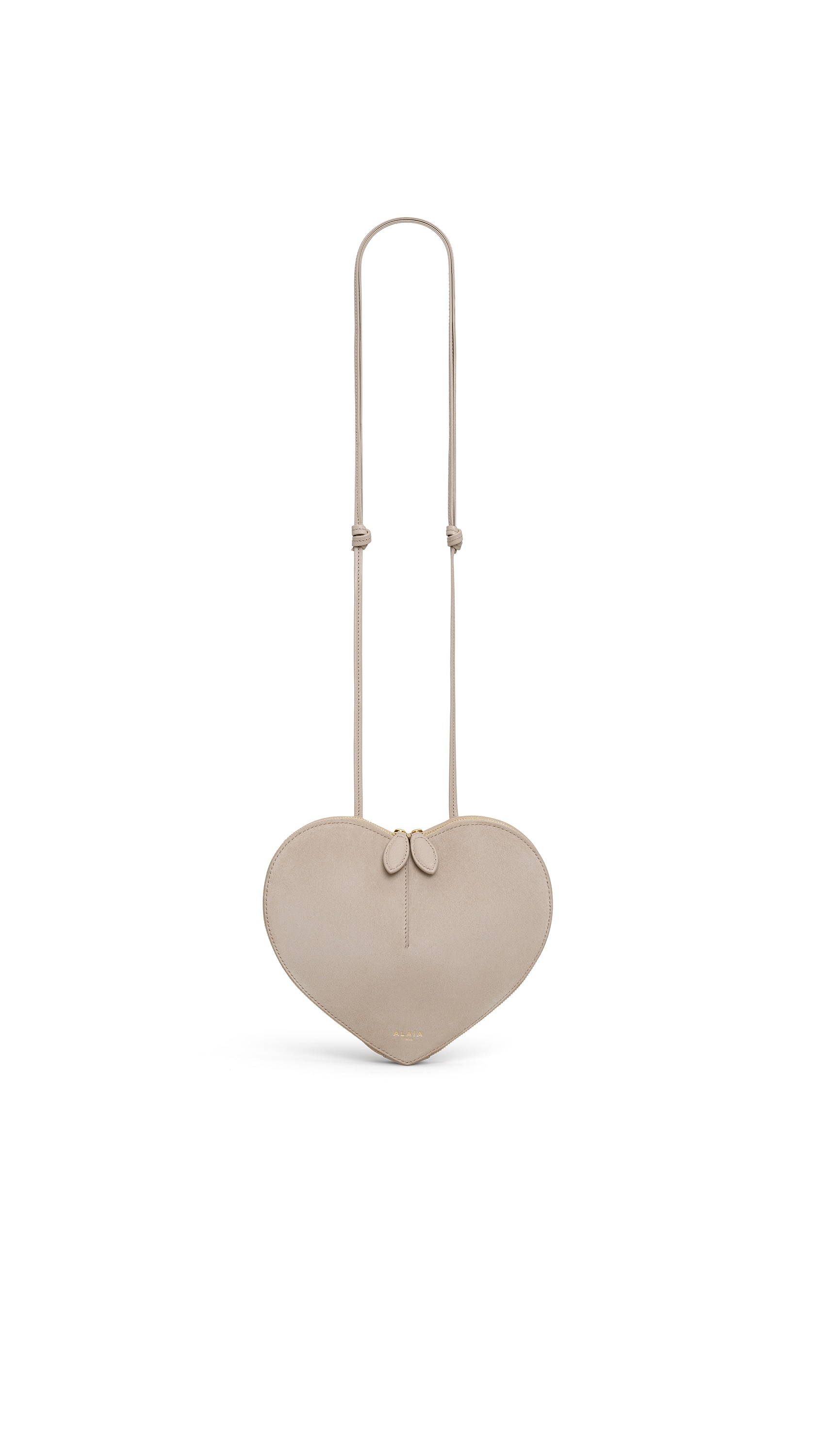 LE CŒUR BI-MATERIAL BAG IN LEATHER