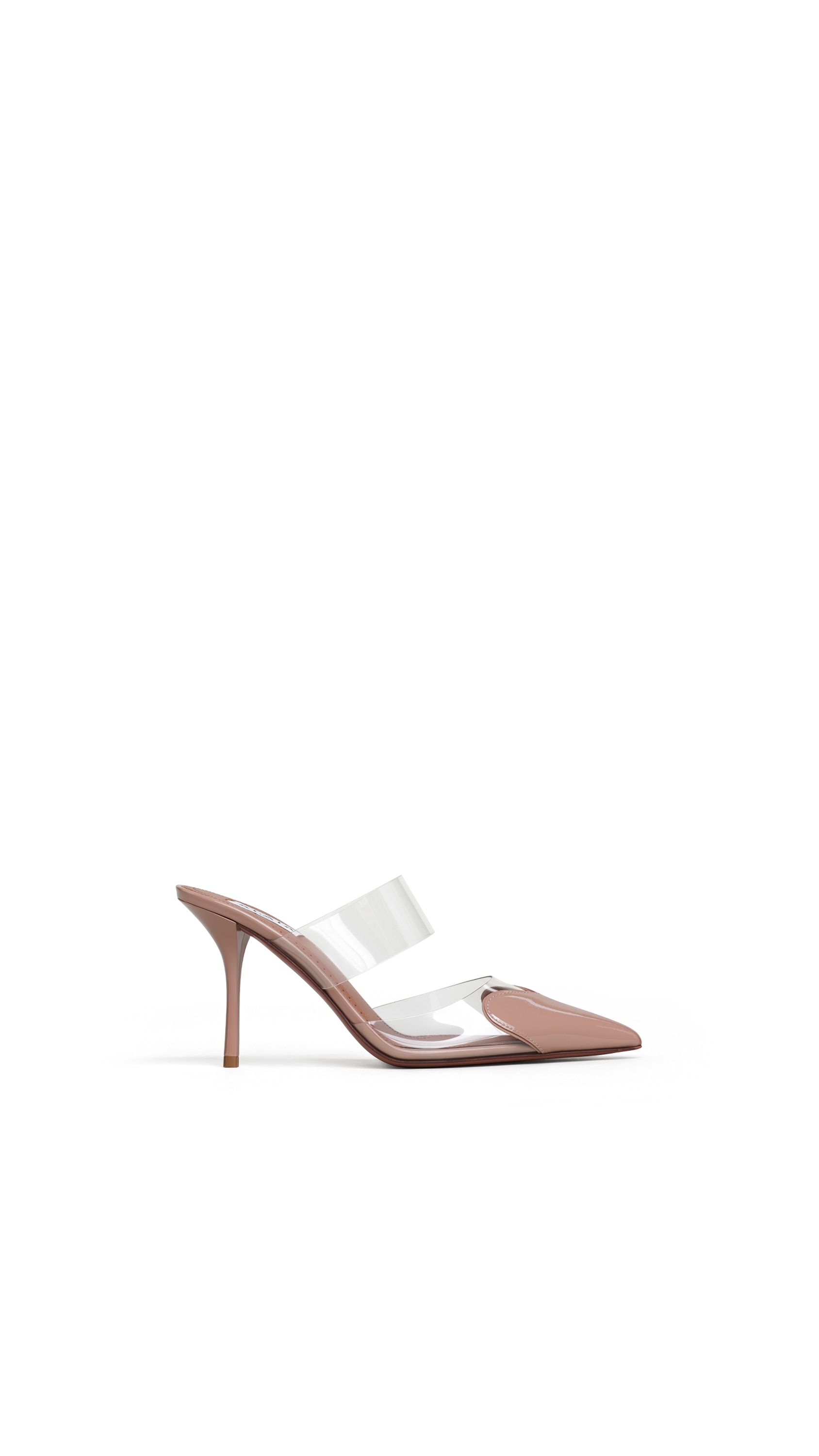 LE COEUR MULES IN PATENT CALFSKIN