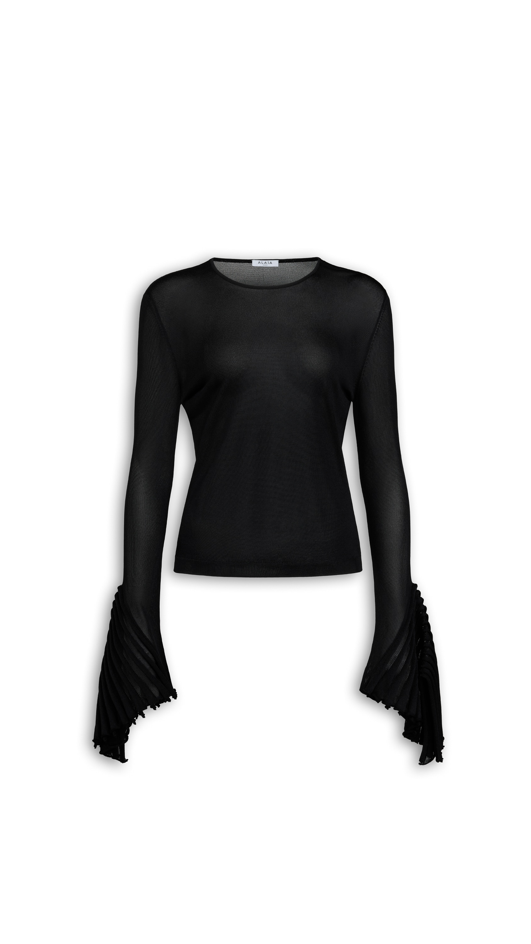 GODET SLEEVE TOP