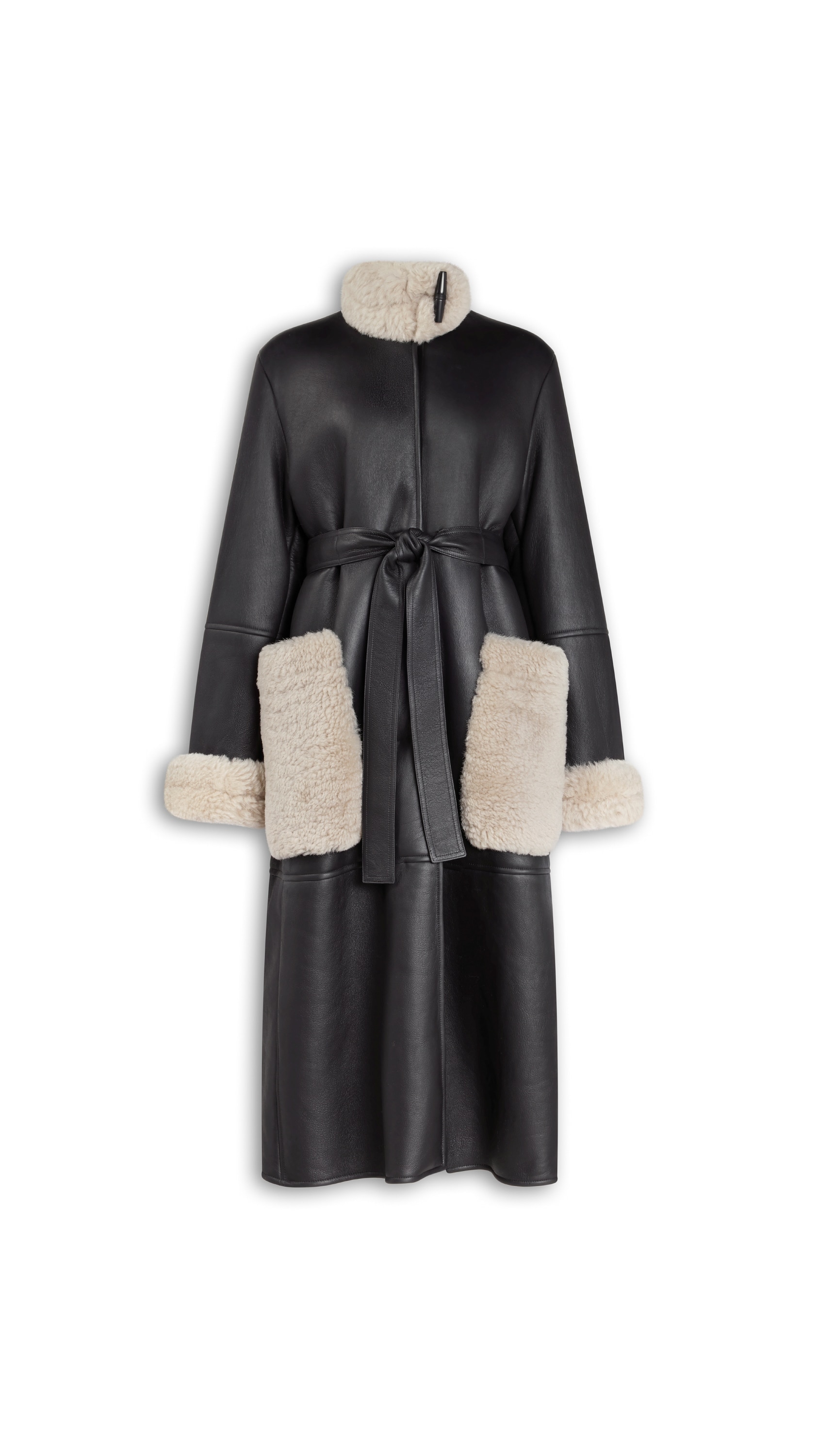 SHEARLING TRENCH