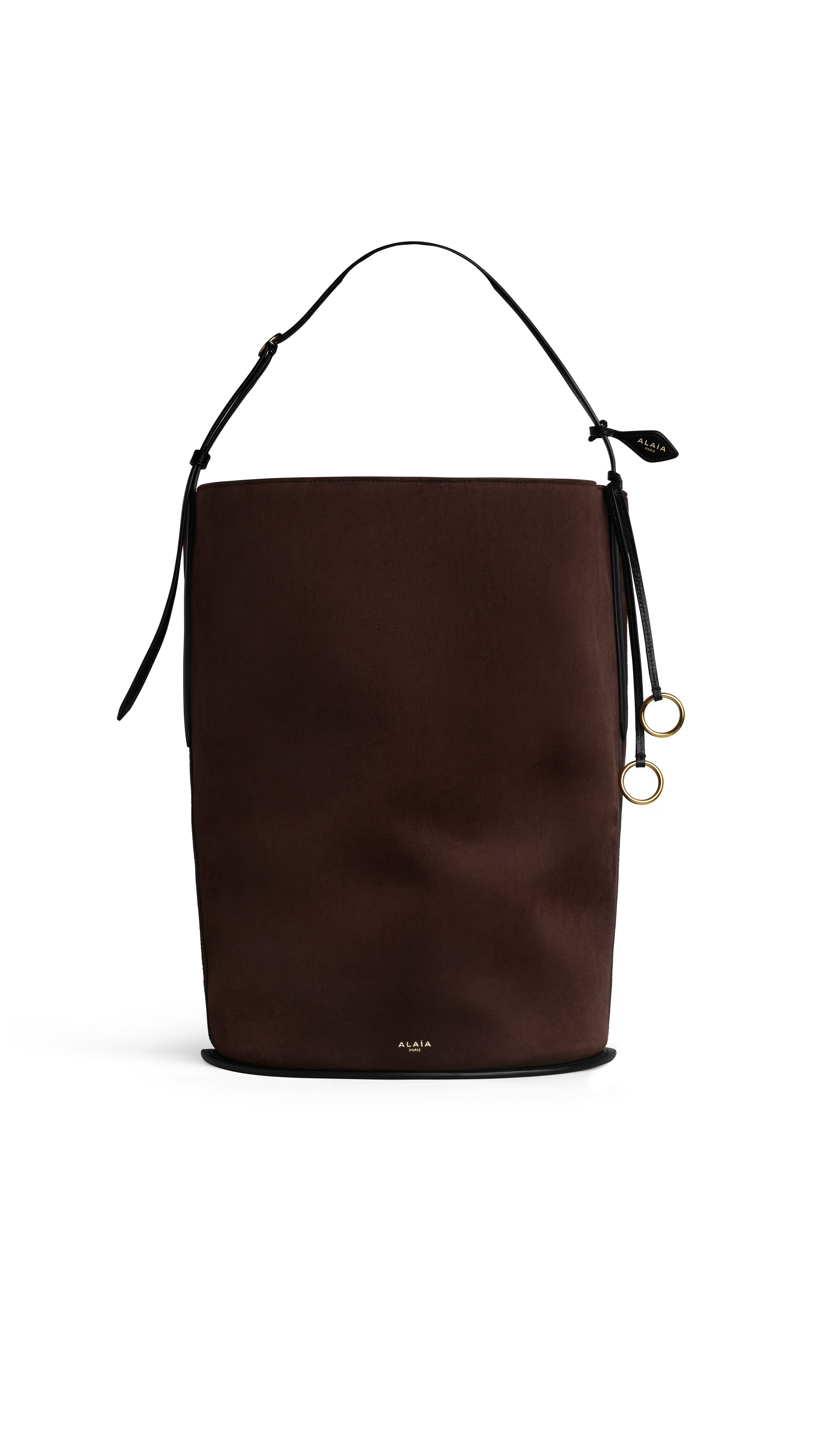 HIP  LARGE BUCKET BAG IN SUEDE