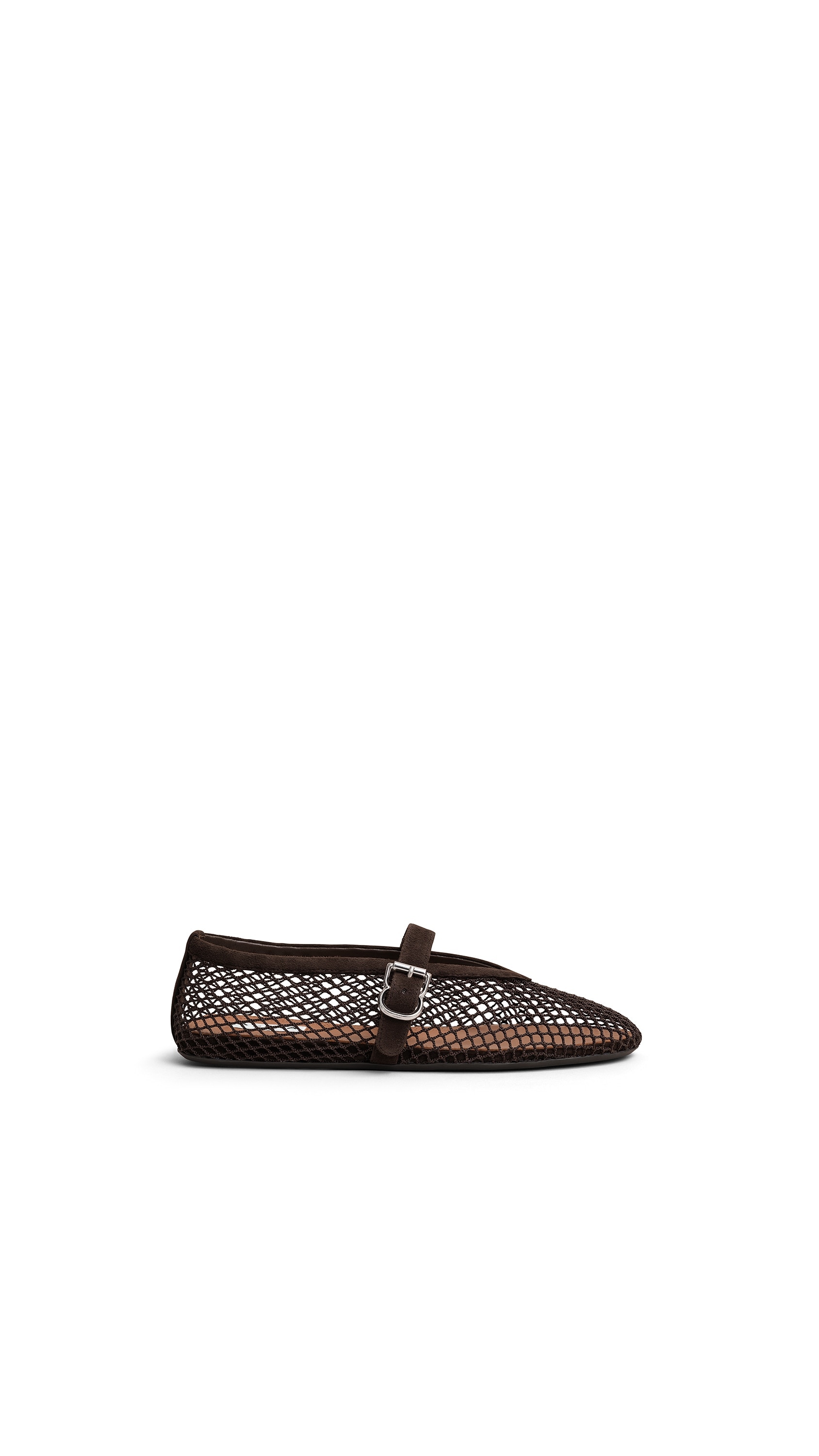 alaia fish net Alaa Red Leather fishnet ballet flats IT 40 trimmed fishnet ballet flats with Mary Jane strap and patent leather detailing New Alaia Fishnet Ballerina colour