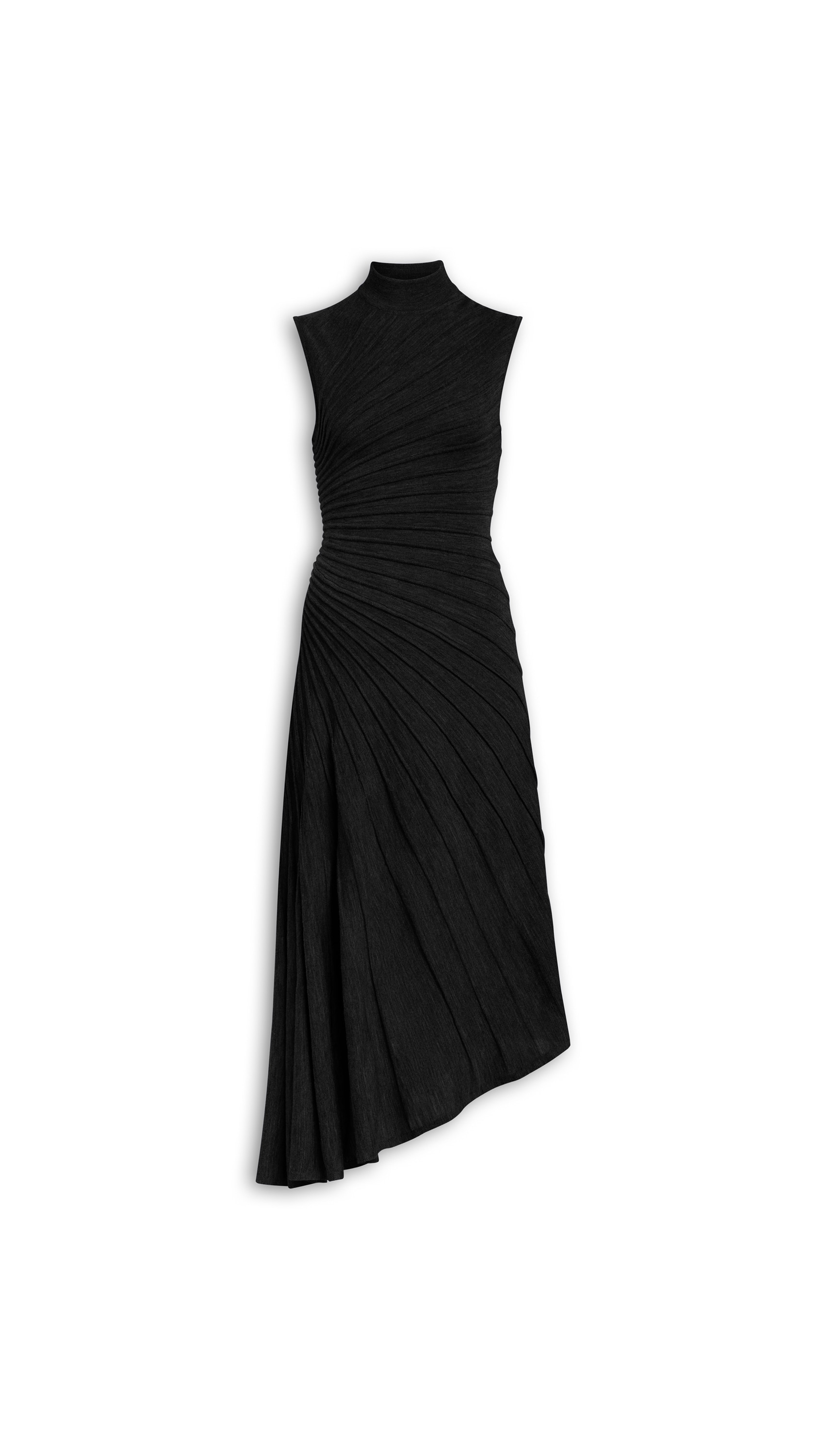 ASYMETRIC WOOL DRESS