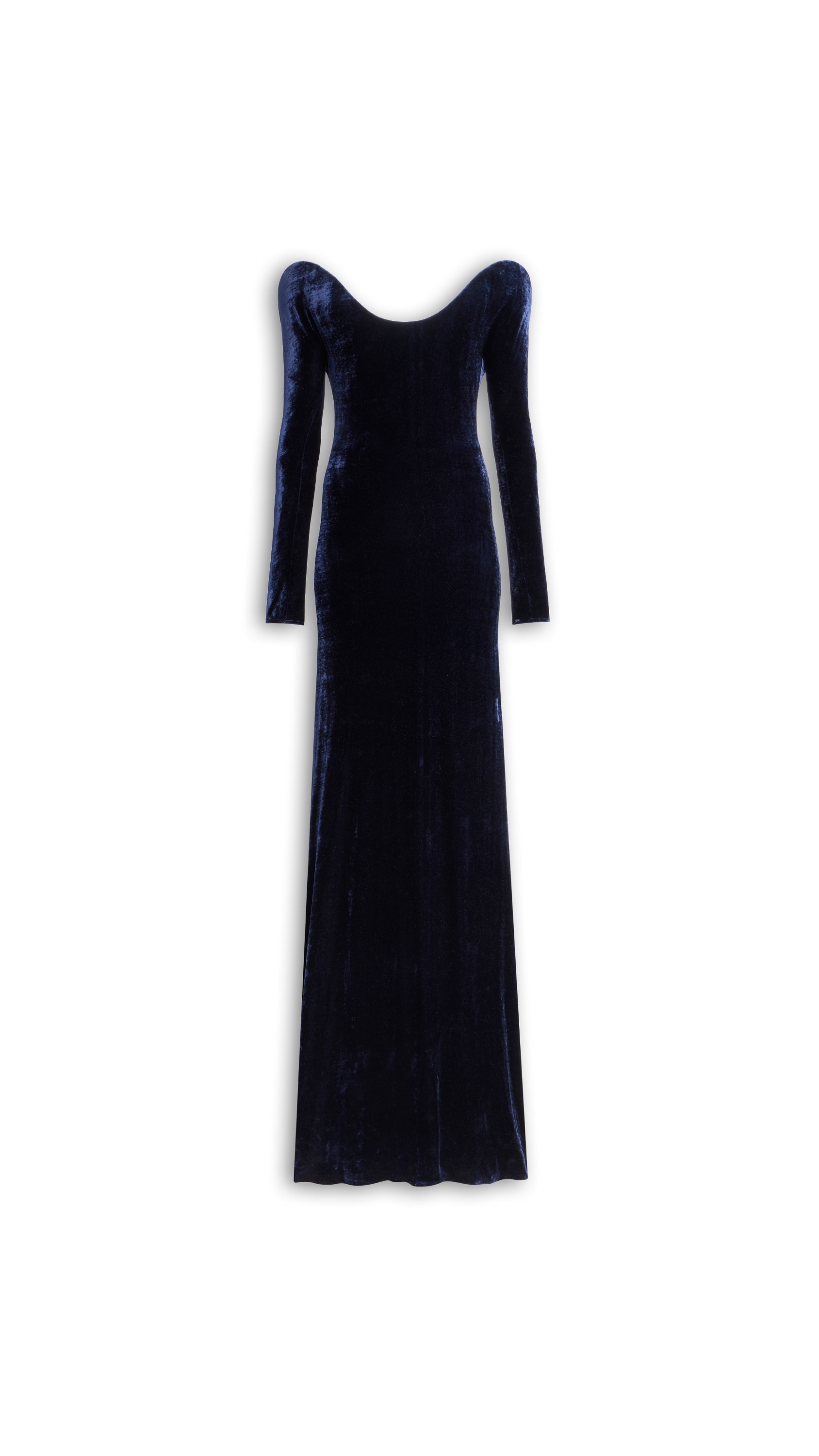 CURVED SOFT JERSEY DRESS