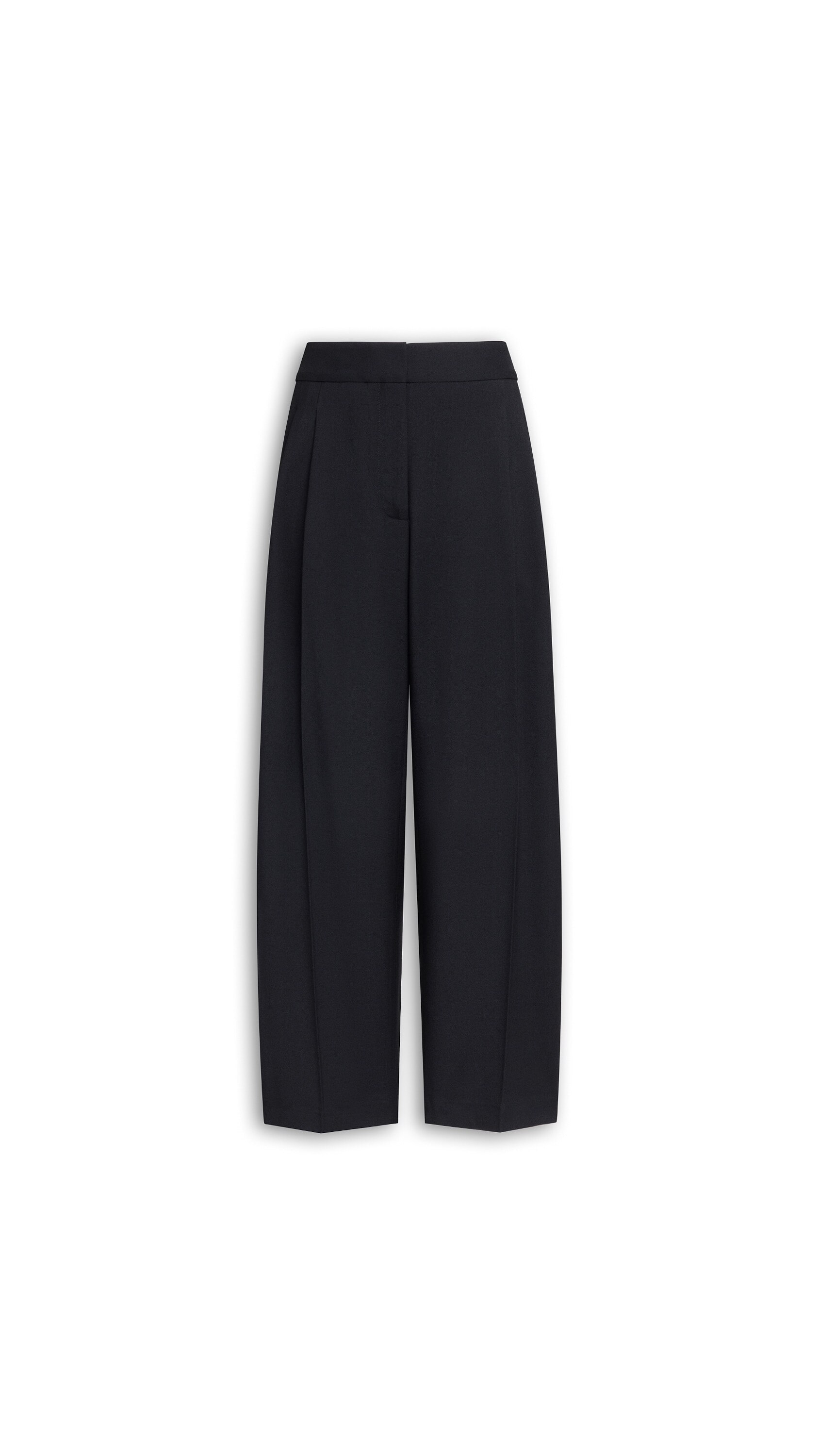 WOOL GABARDINE TAILORED PANTS