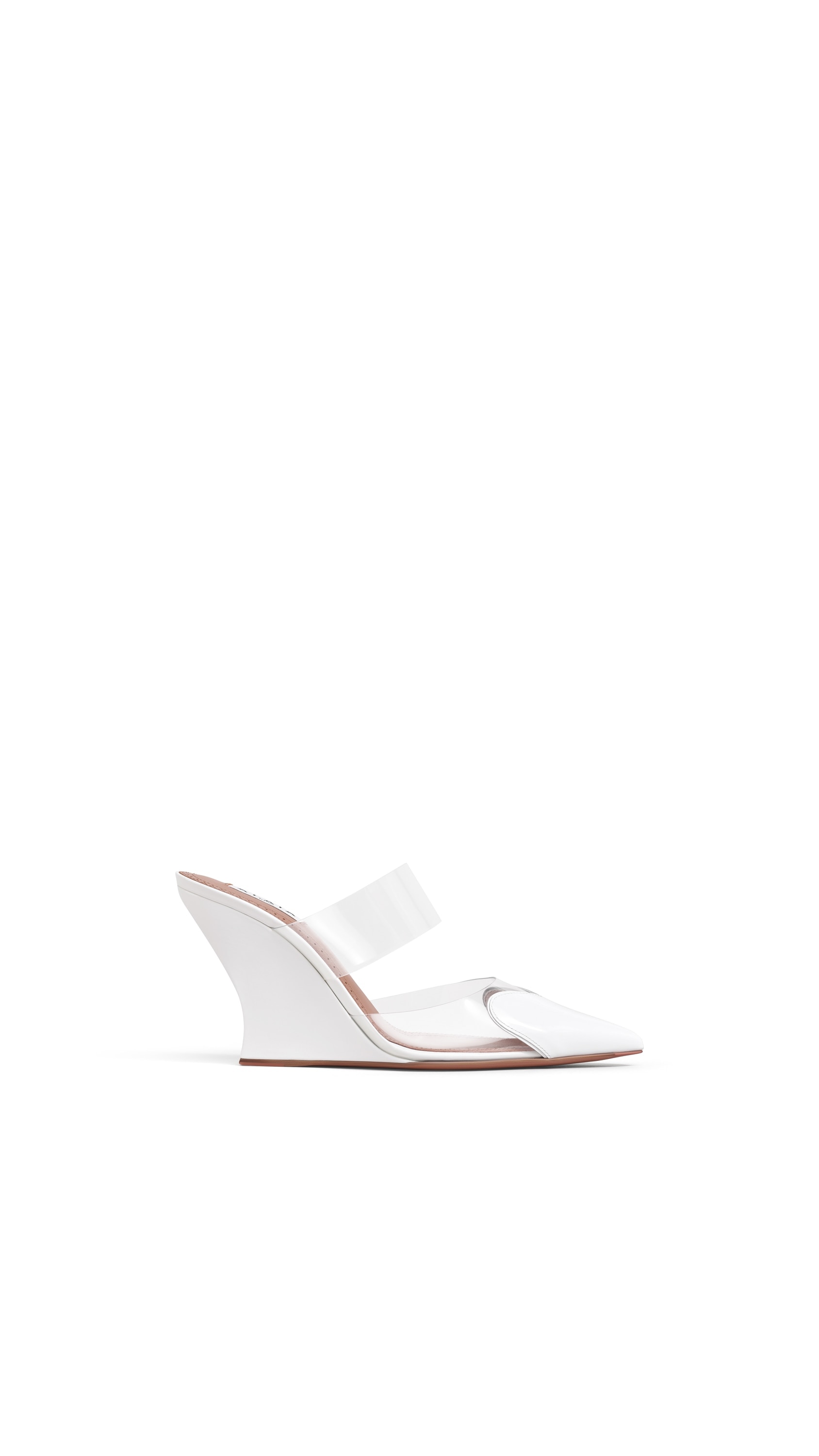 LE CŒUR WEDGE MULES IN PATENT LEATHER