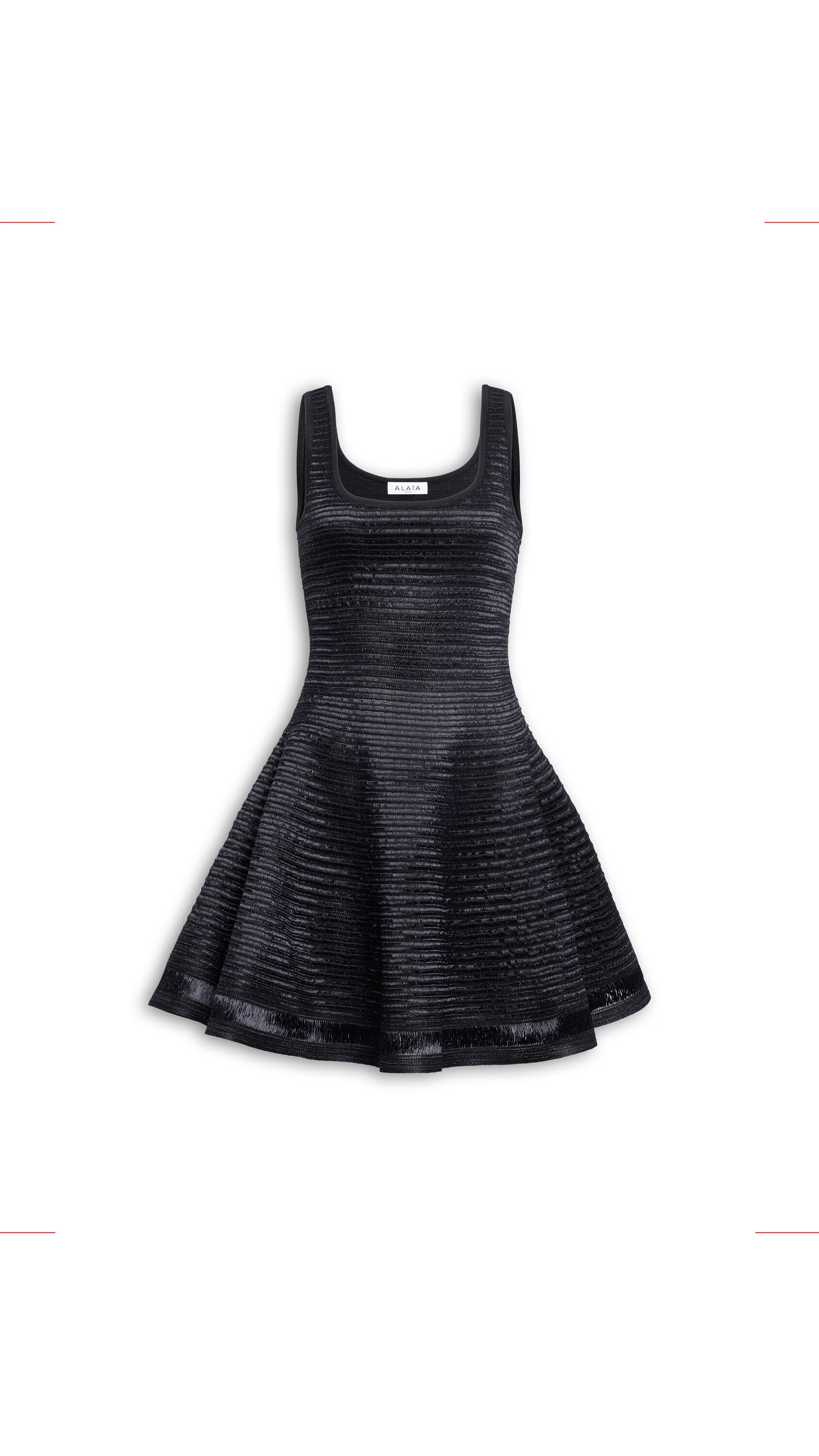 KNITTED SKATER DRESS