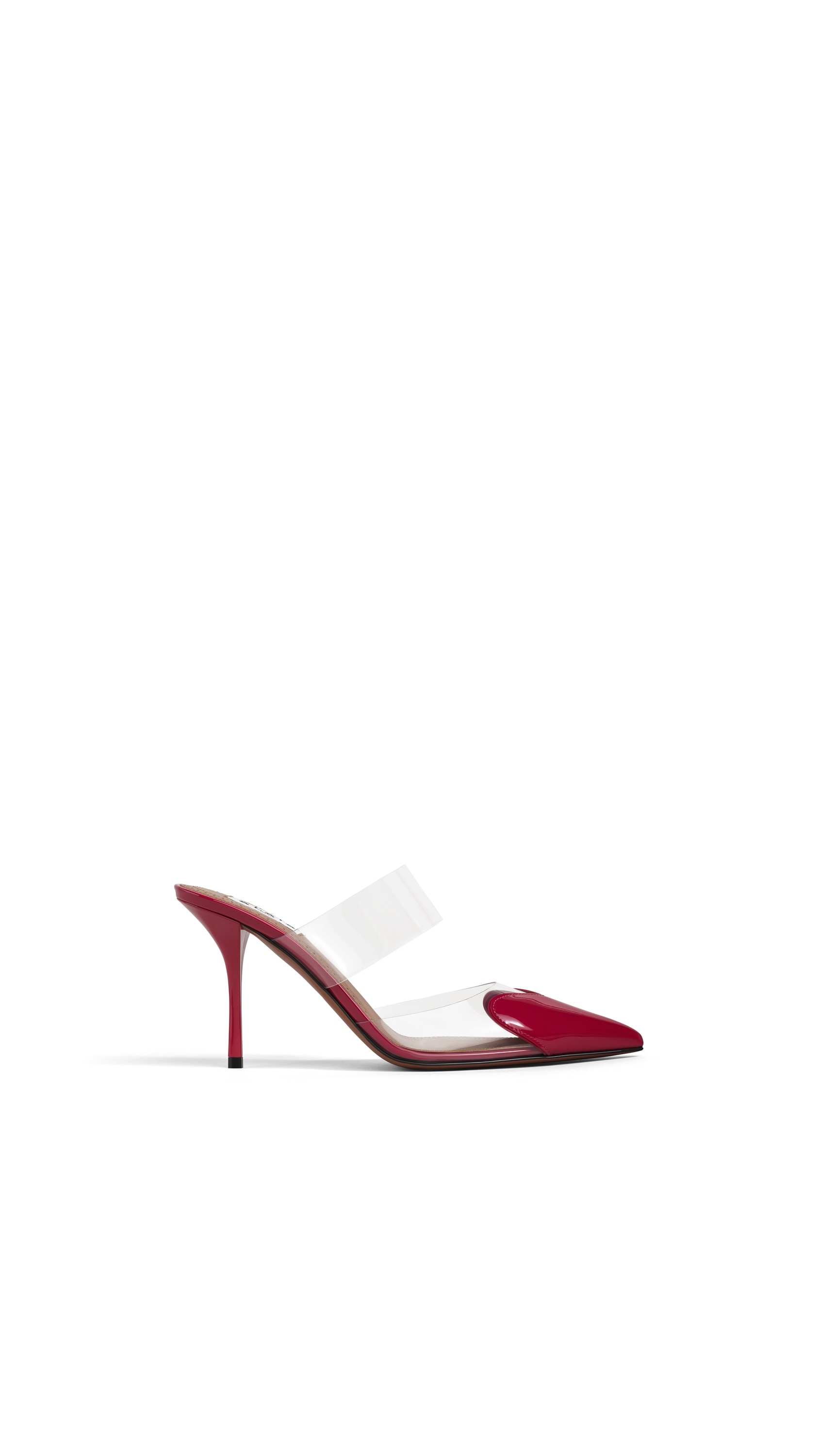 LE CŒUR MULES IN PATENT LEATHER