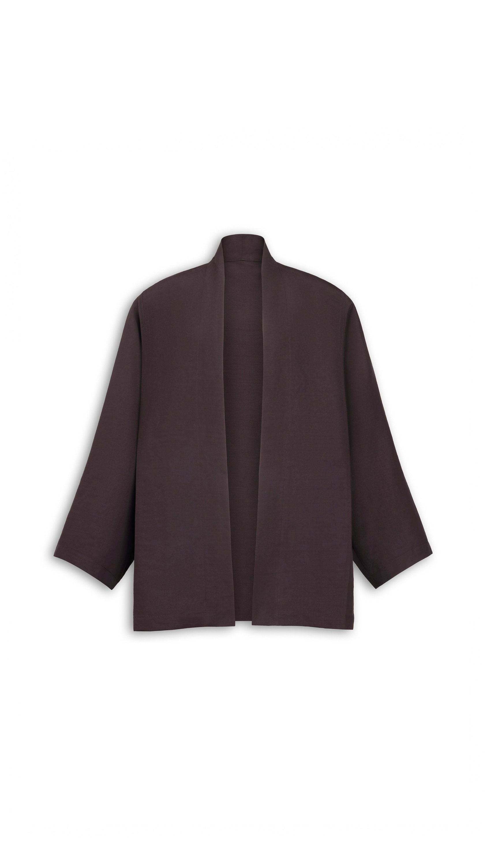 ALAÏA EGGPLANT STRAIGHT POPLIN JACKET | ALAÏA US