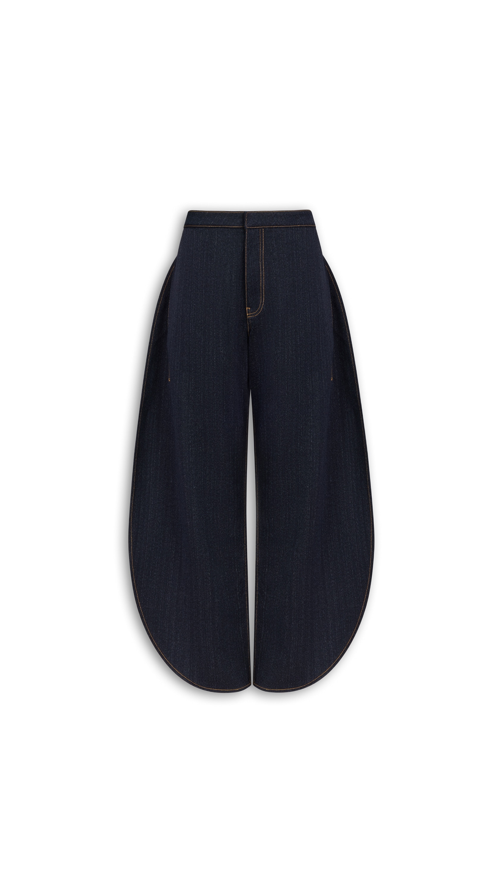 ALAÏA NIGHT PETAL DENIM PANTS | ALAÏA US