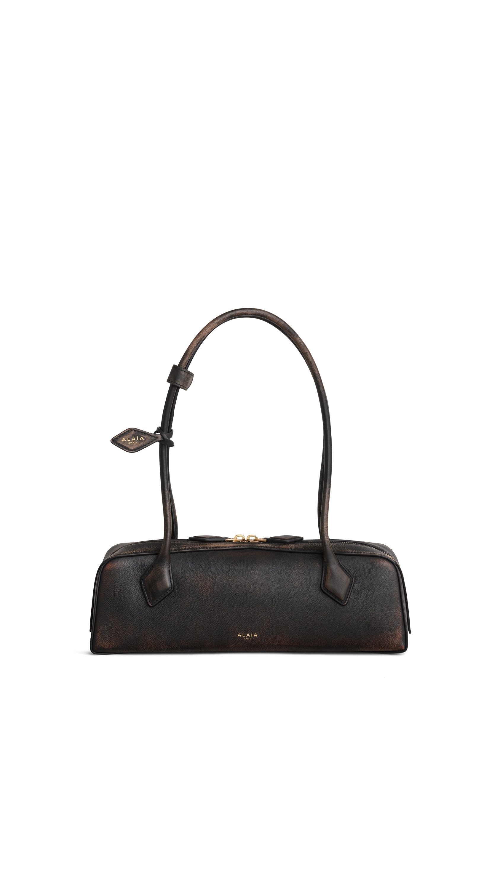 LE TECKEL MEDIUM BAG IN AGED LEATHER