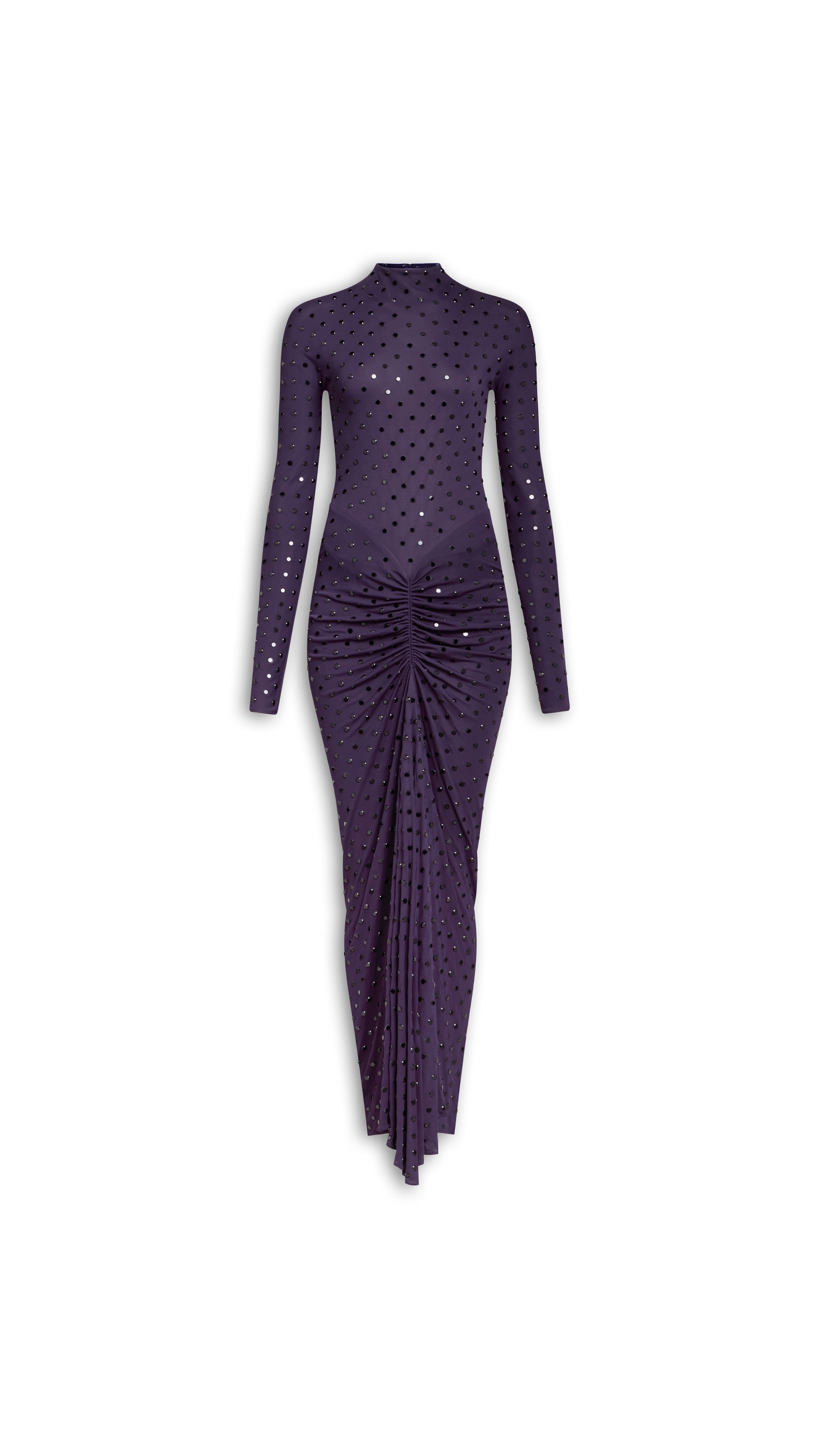 fitted lace wedding dress Alaia Long Sleeve Midi Dress main image 1