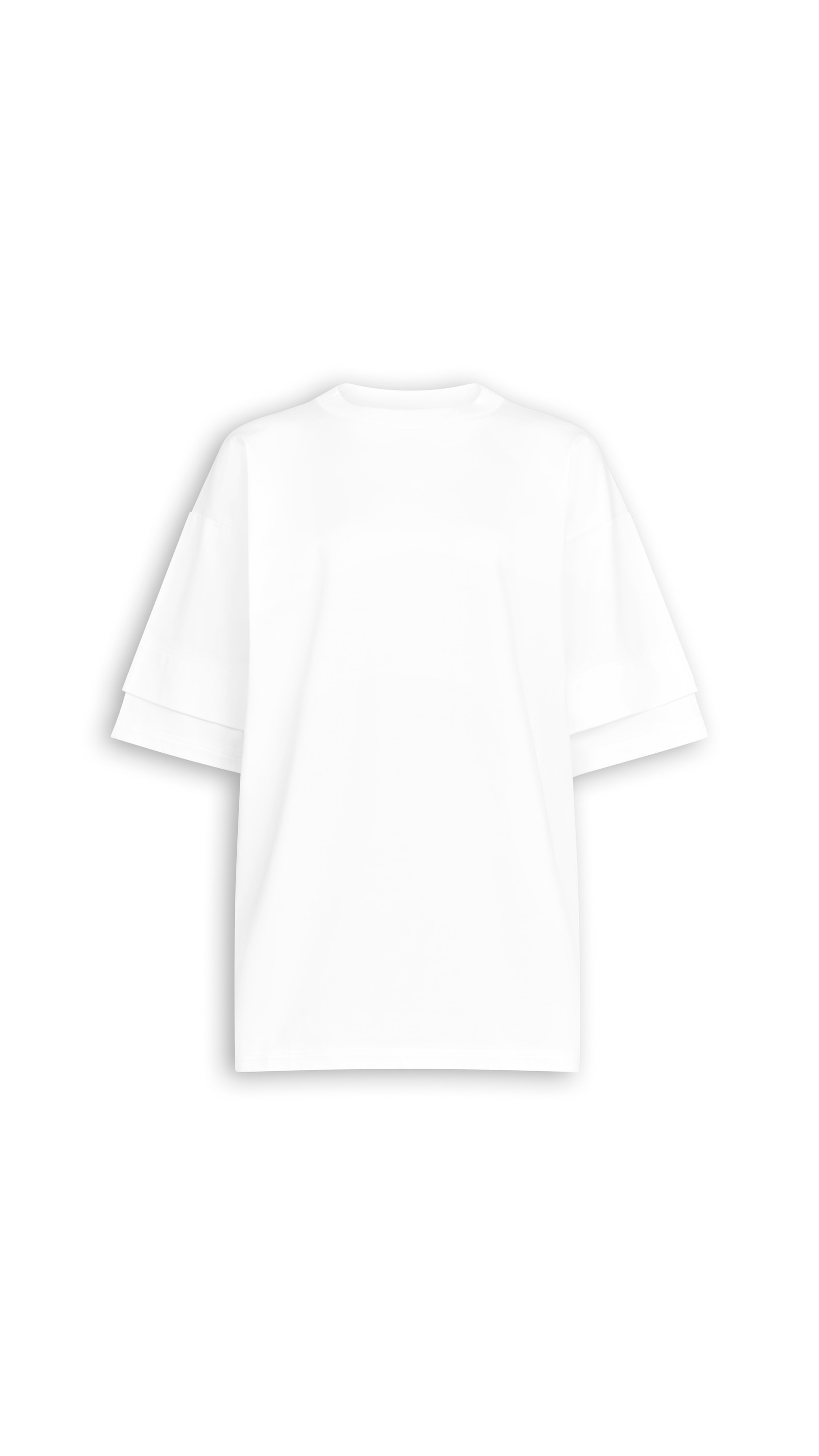 LAYERED COTTON T-SHIRT