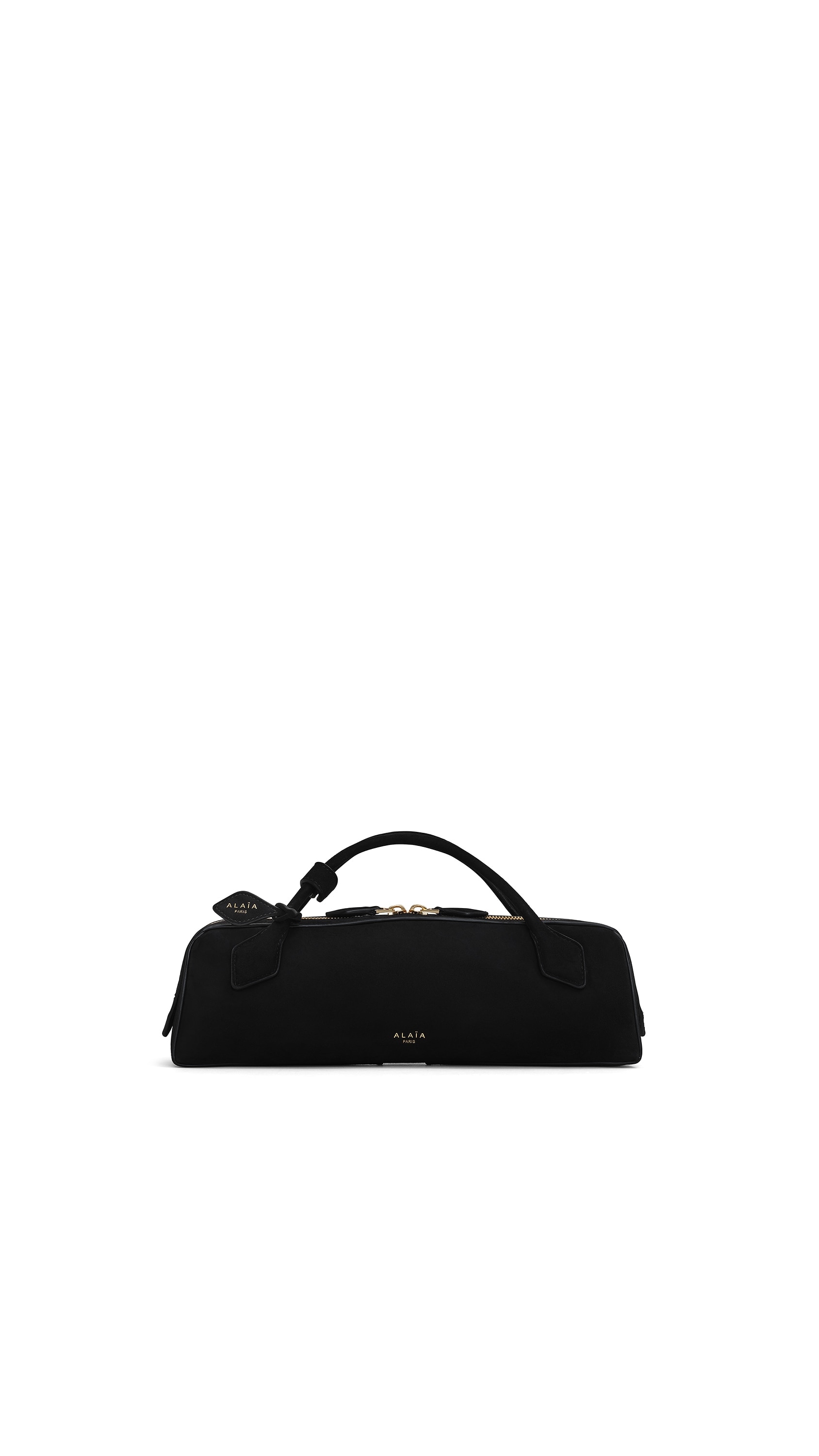 LE TECKEL CLUTCH IN SUEDE