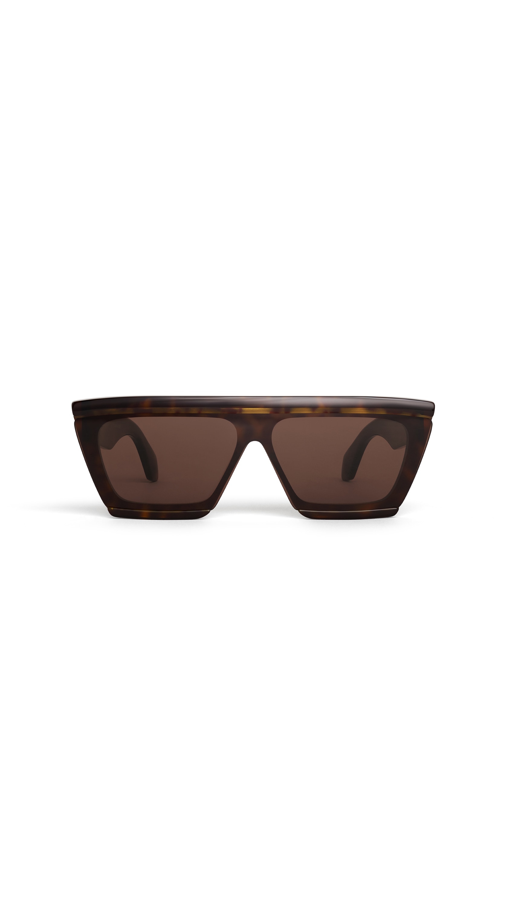 ALAÏA HAVANA/BROWN MASK SUNGLASSES | ALAÏA US