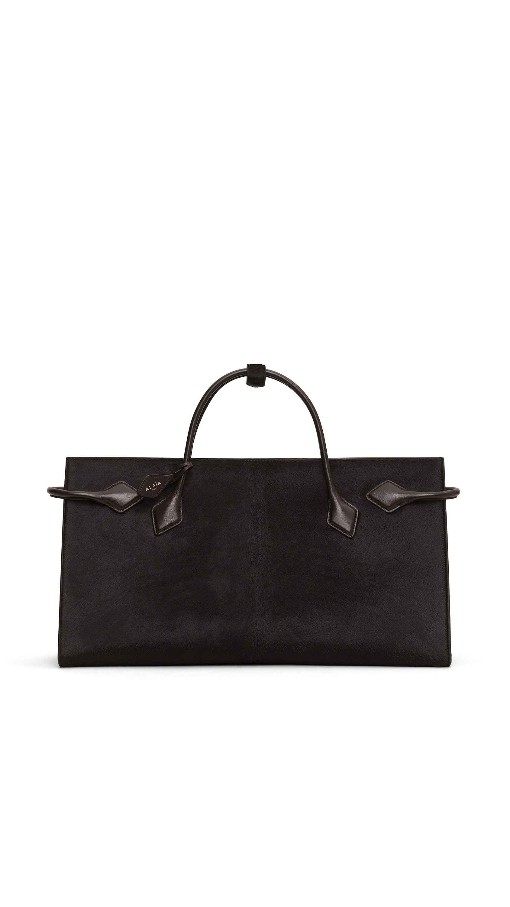 LE TECKEL TOTE BAG IN HAIRCALF LEATHER