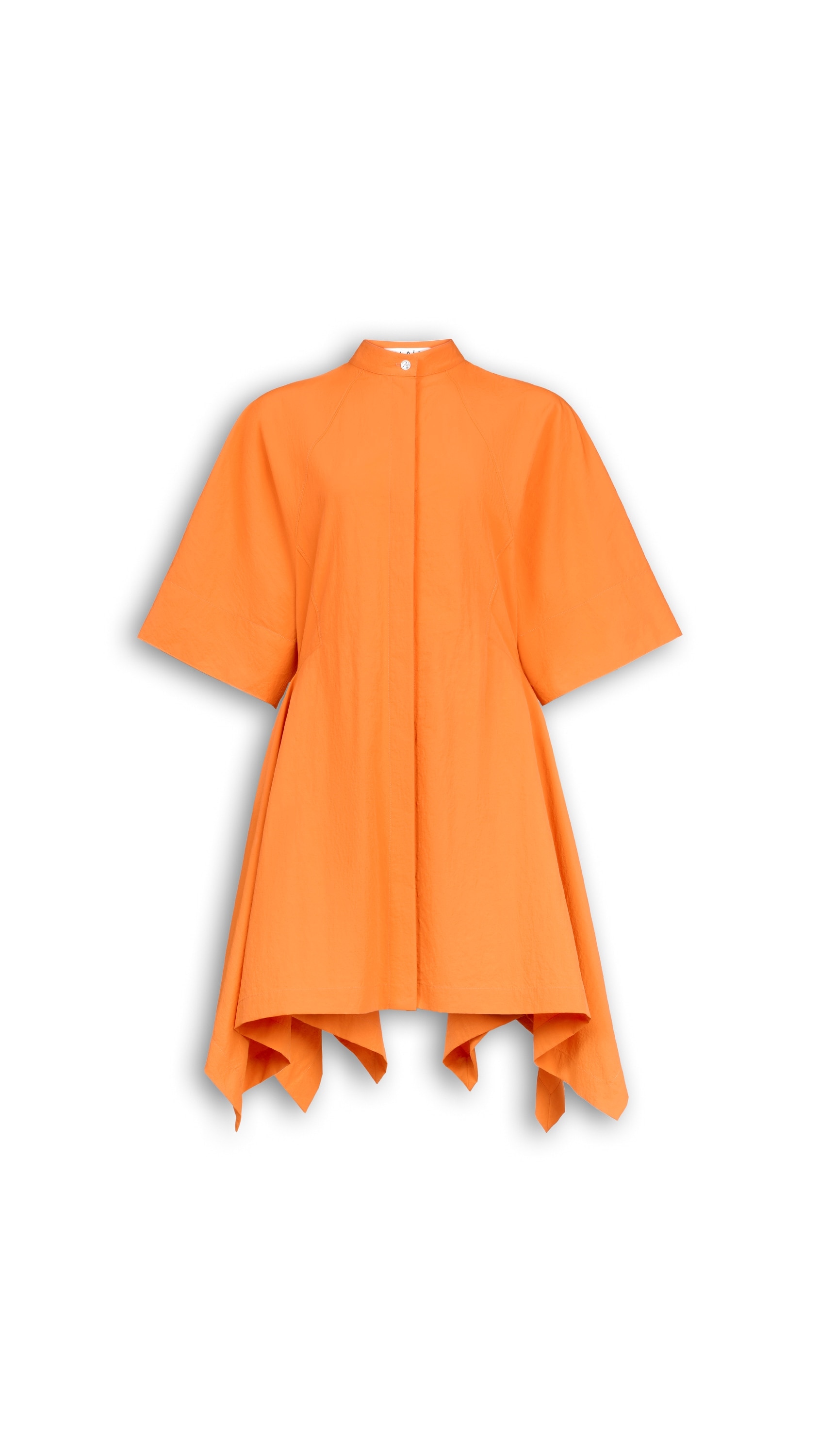 alaia orange dress ALAÏA Orange Nylon Panelled Dress size 10 (US)