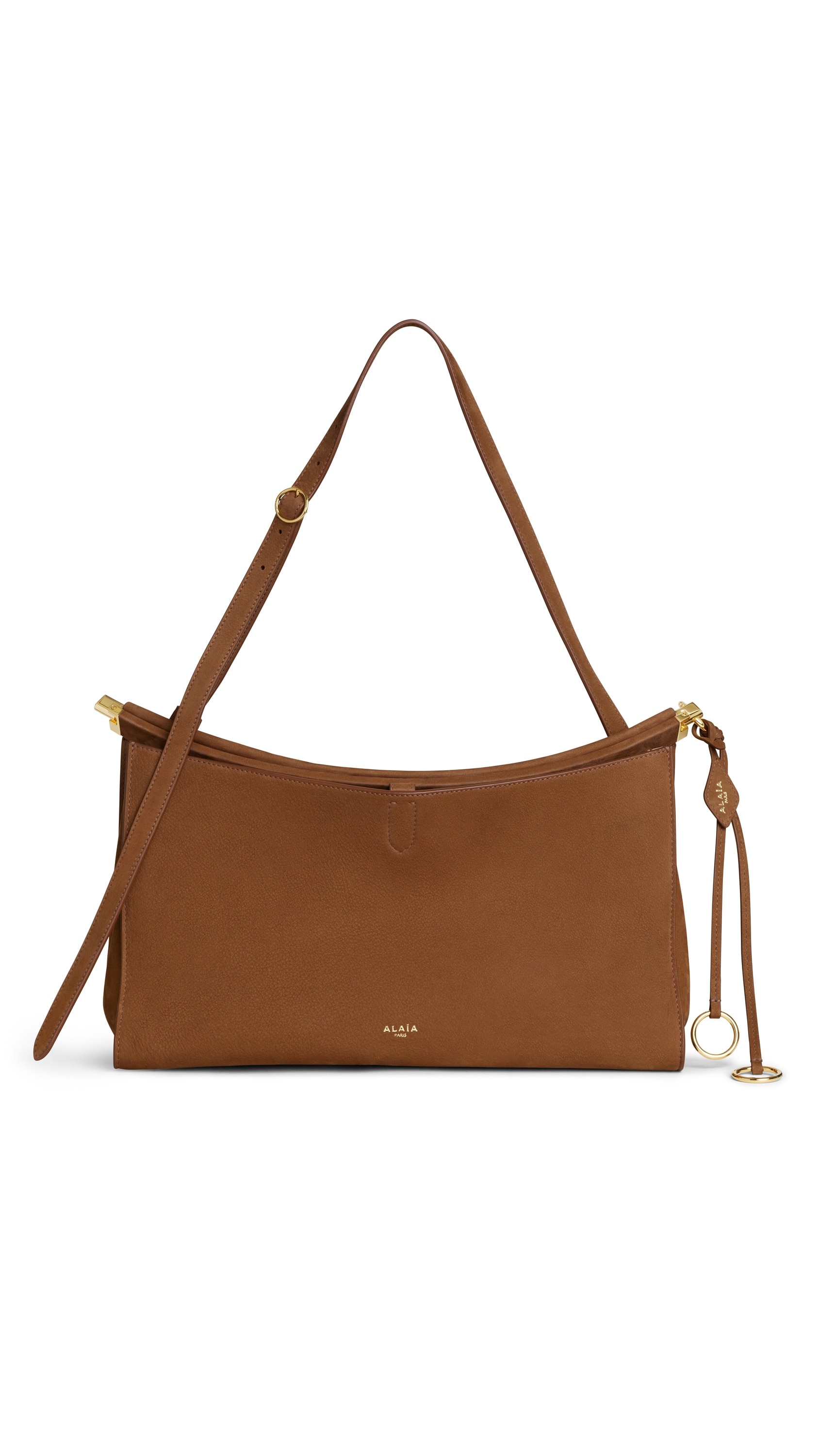 ALAÏA LE CLICK POCKET 35 ヌバック製 バッグ ブラウン | ALAÏA JP