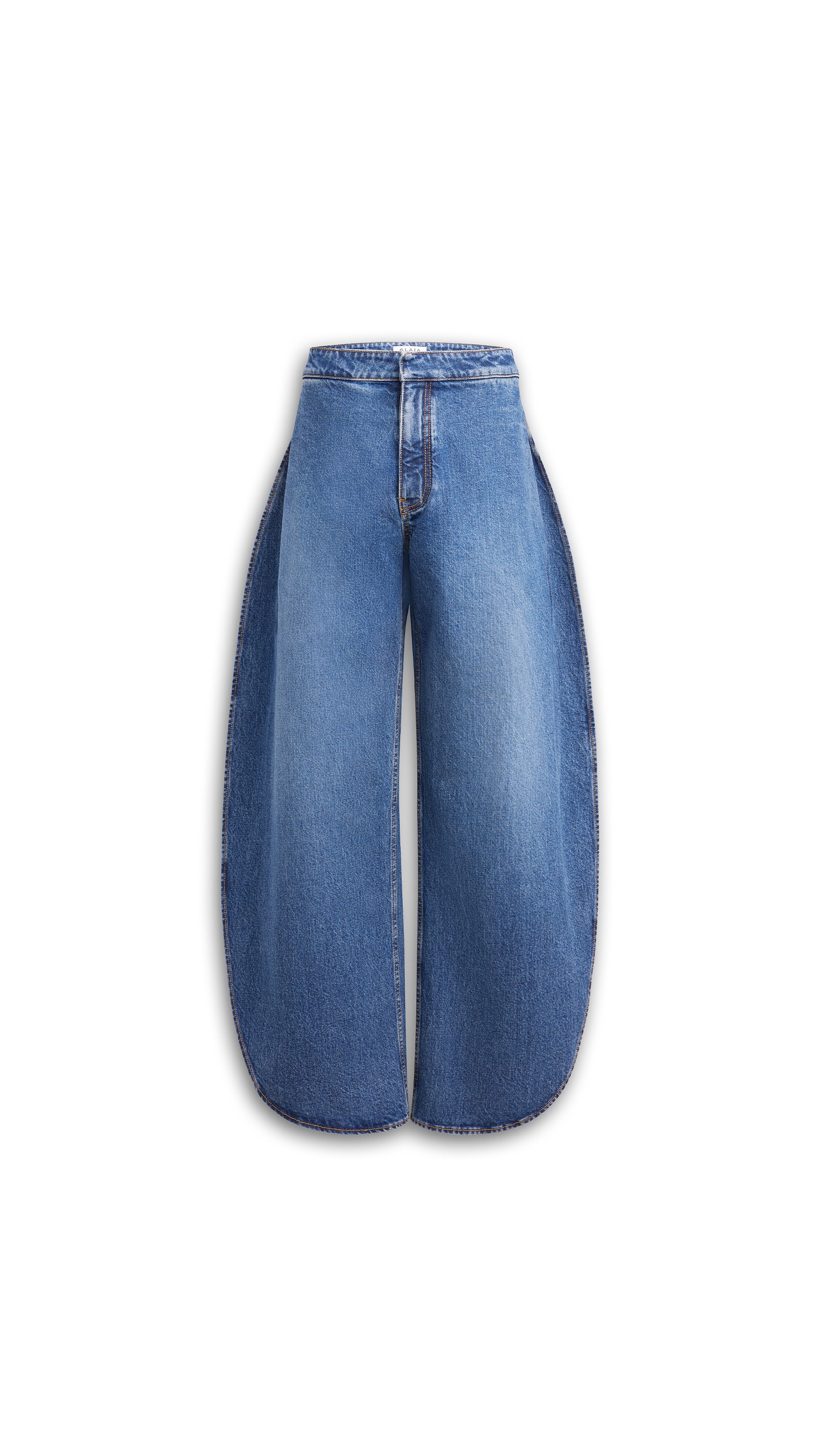 PETAL JEANS IN STONE DENIM