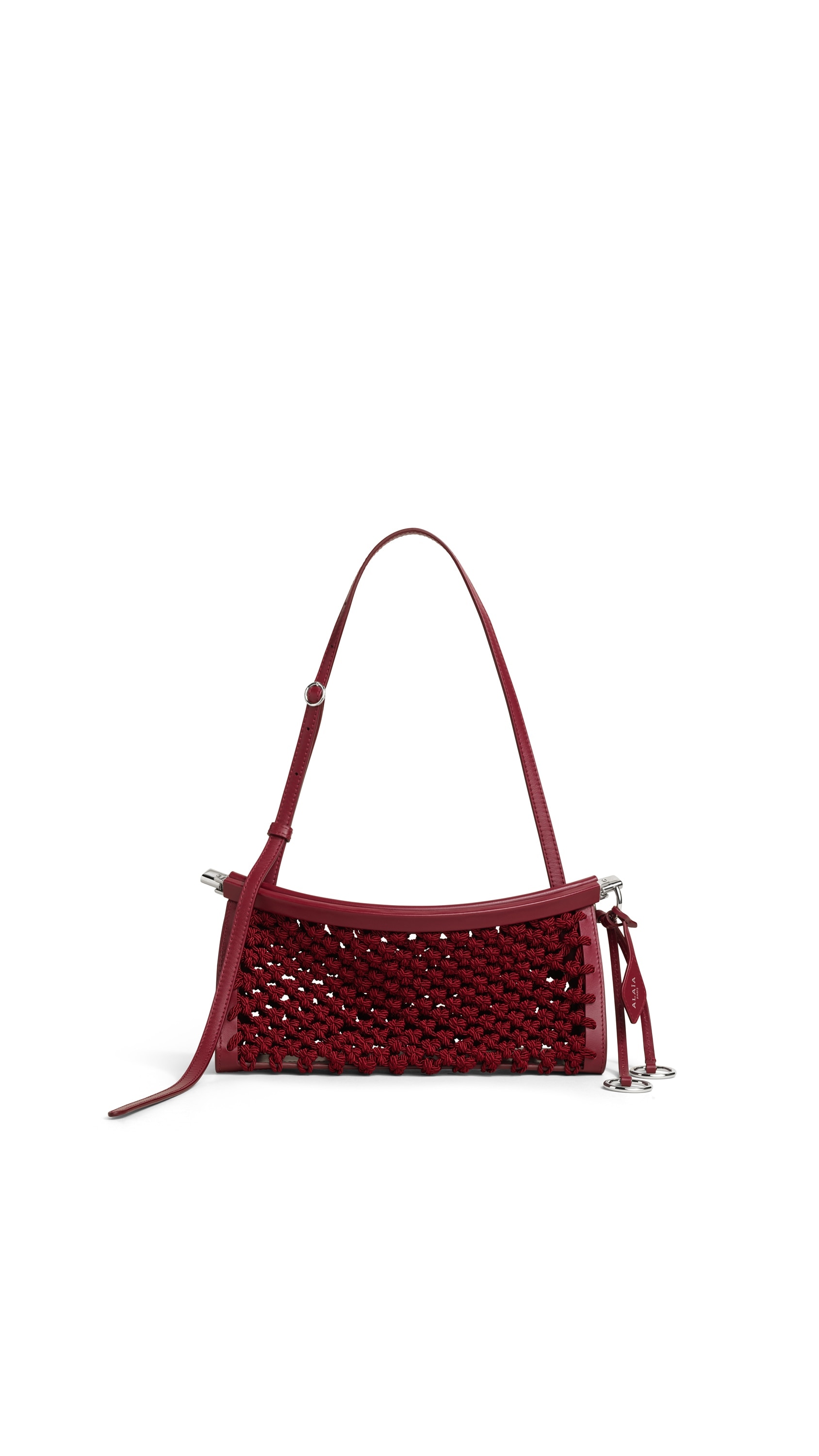 LE CLICK EAST WEST SMALL BAG IN SATIN CORD
