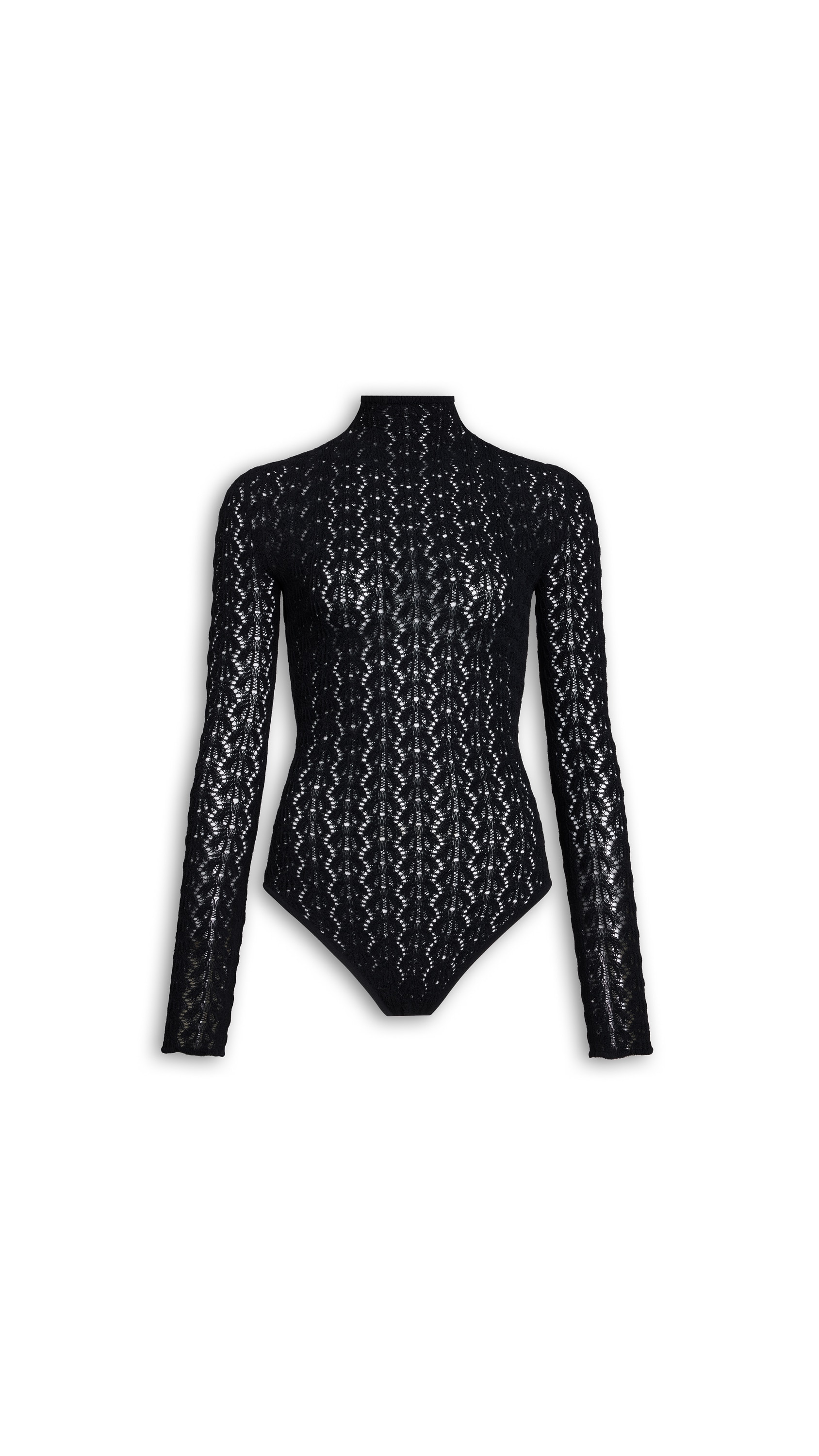 HIGHNECK STRETCH LACE BODYSUIT