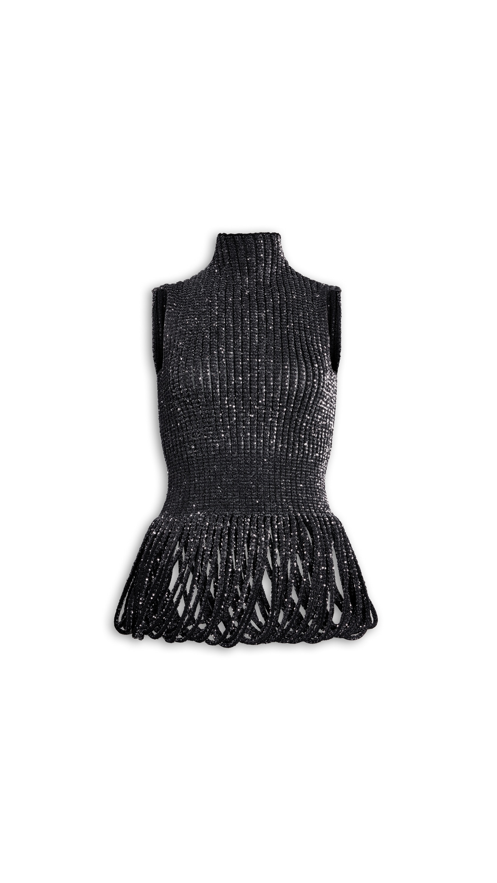 SEQUIN KNIT TOP