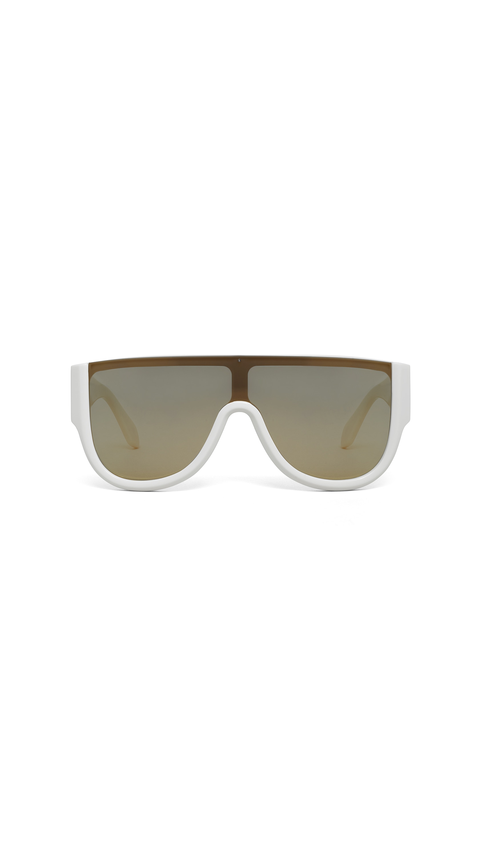 ALAÏA WHITE/GOLD MASK SUNGLASSES | ALAÏA US